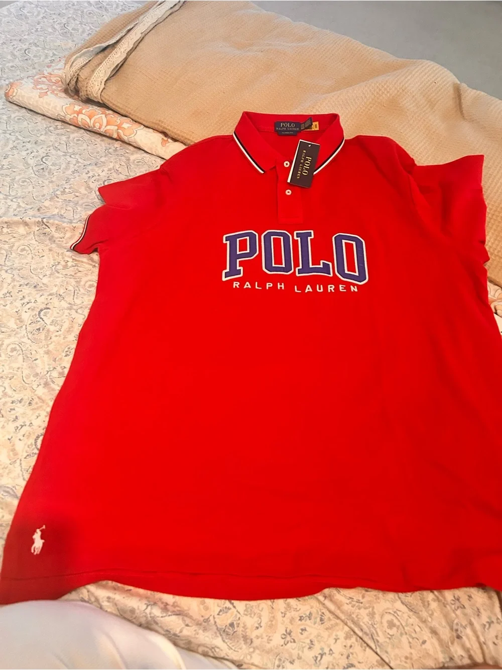Polo by Ralph Lauren Red Short-Sleeve Logo Polo